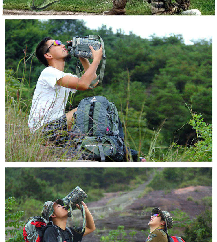 Jungle King新品直销 户外旅游新品多色迷彩水壶 2.0L旅行PVC水壶详情19