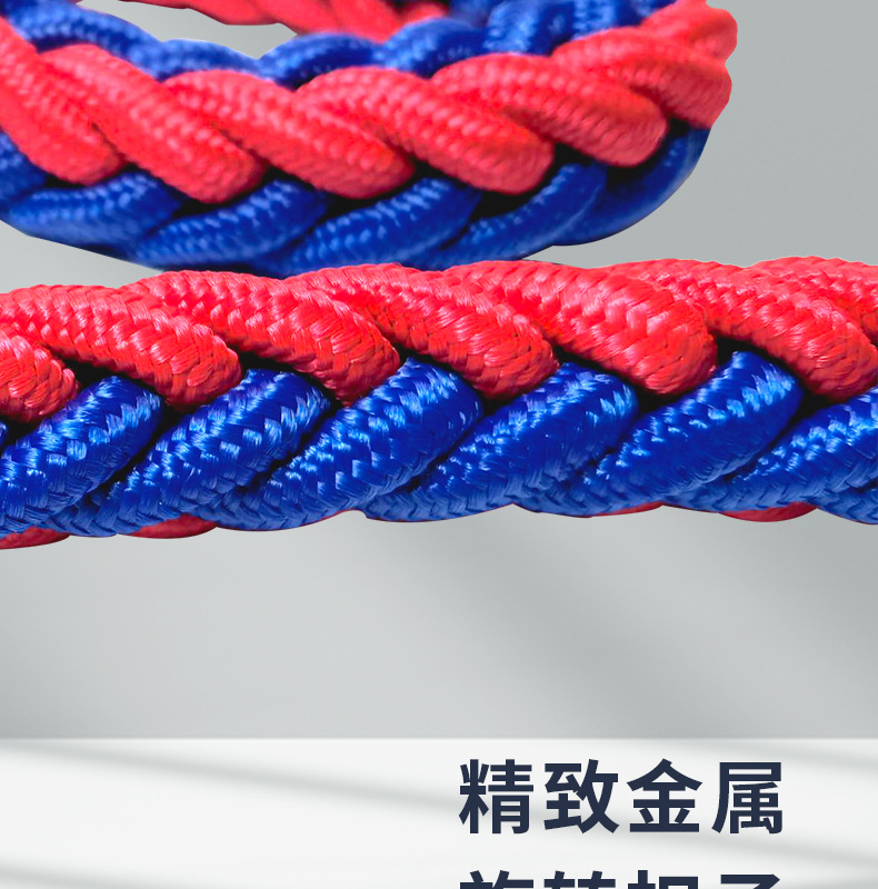 Venta directa de fábrica ocho cuerdas de tracción de mascotas para perros collar trenzado a prueba de explosiones correa de tracción de nylon cuerda de perro al por mayor pic 15
