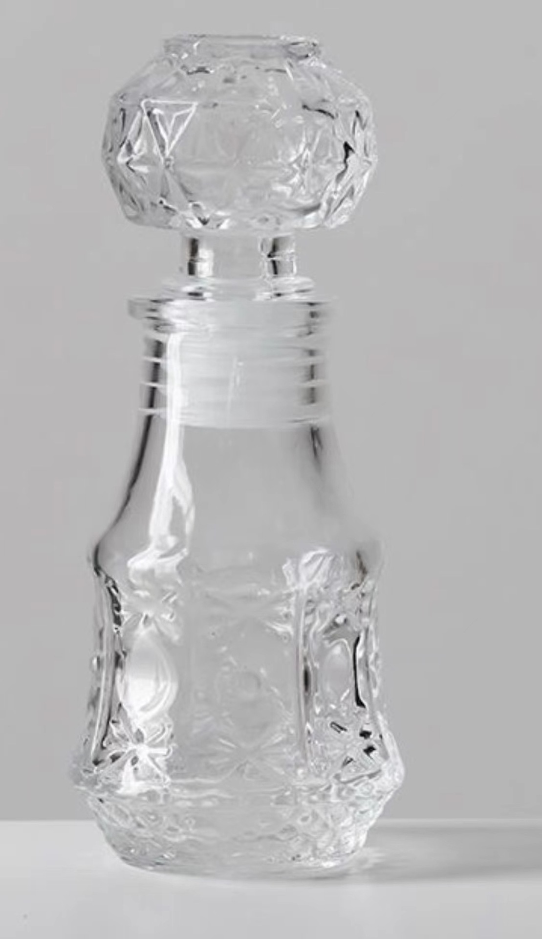 50ml, 100ml high-end transparent glass small wine bottles, tasting wine bottles, portioning wine bottles, glass wine bottles, empty bottles pic 1