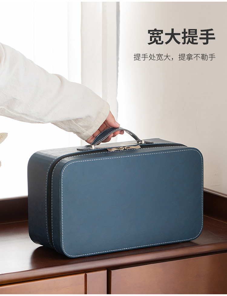 High-end travel tea set, company anniversary celebration souvenirs, business gifts, black pottery Gongfu tea sets pic 14