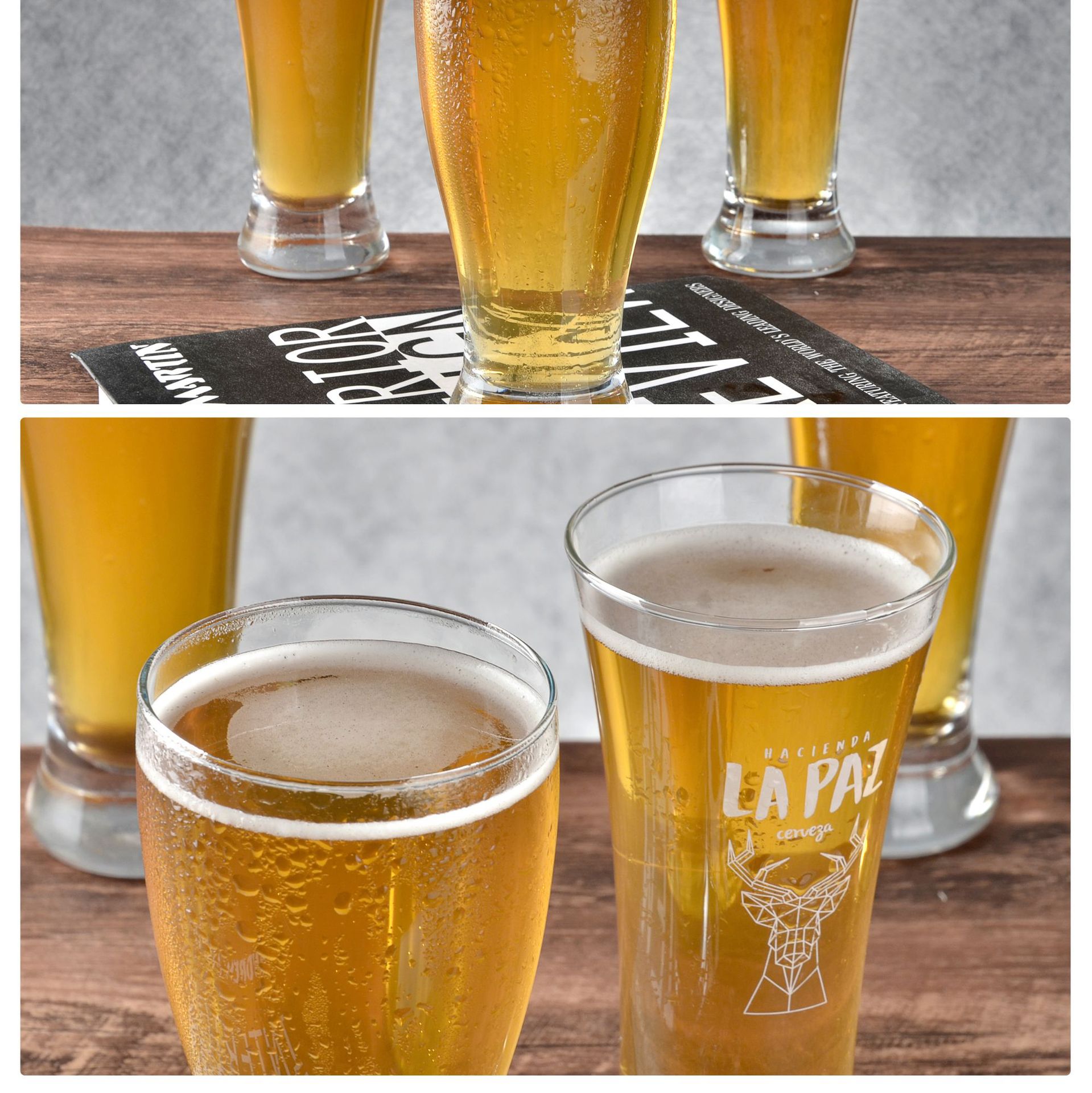 Wholesale of thickened household and hotel transparent glass craft beer mugs from the source factory, Pilson beer mugs and pint cups pic 2