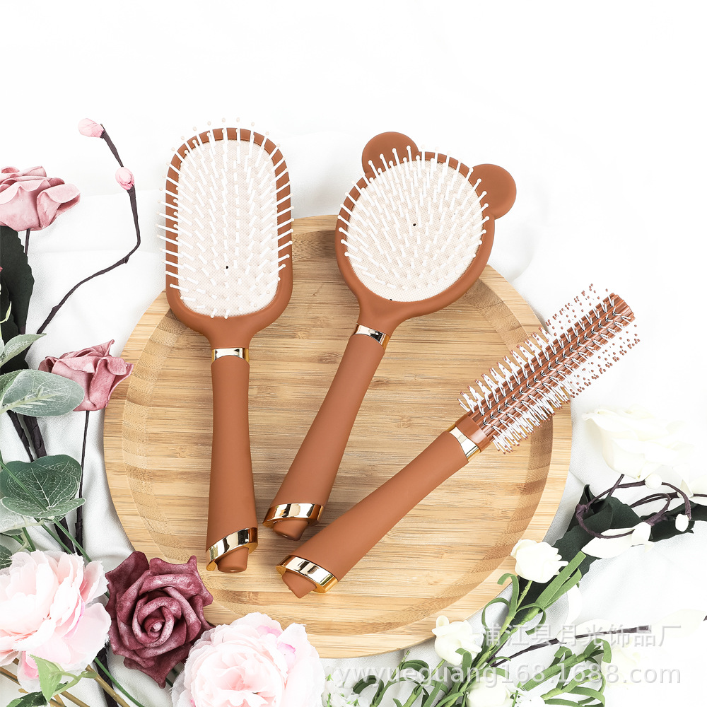 现货液态橡胶梳子气囊梳贵妇学生顺发按摩梳卷发梳气垫梳梳子详情3