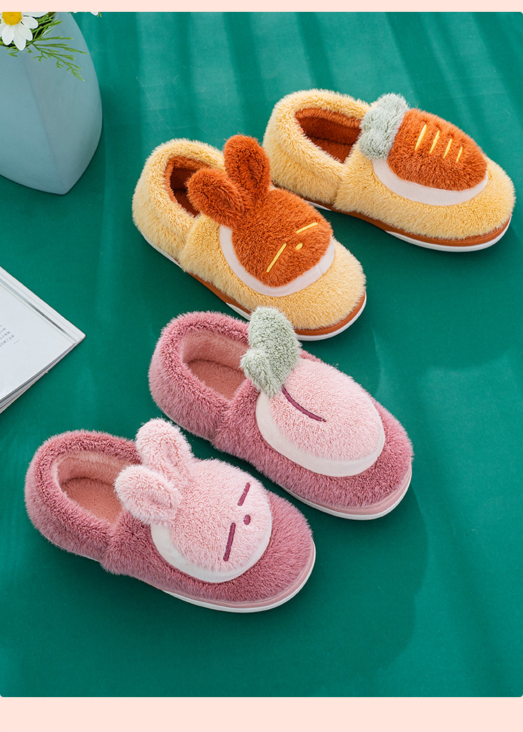 2021 nuevo interior zapatillas de algodón zapatos de invierno suela antideslizante pariente peluche bolsa térmica talón zapatillas de algodón mujeres invierno pic 15