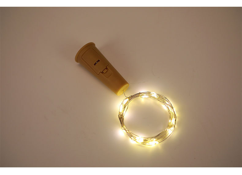 Wine bottle stopper lamp, decorative color light string, festival atmosphere light, Internet celebrity party night light, luminous light, flashing light, LED string light pic 8