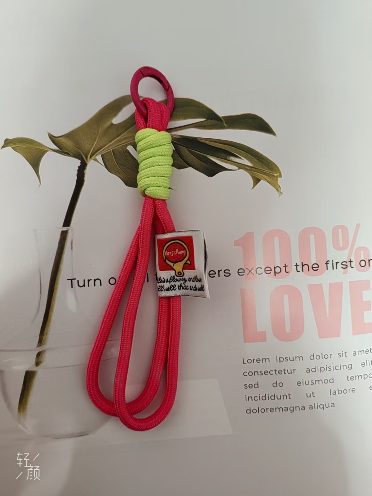 跨境网红厂家直销涤纶手机挂绳 水杯挂饰饰品挂绳 多尺寸背包挂绳详情6