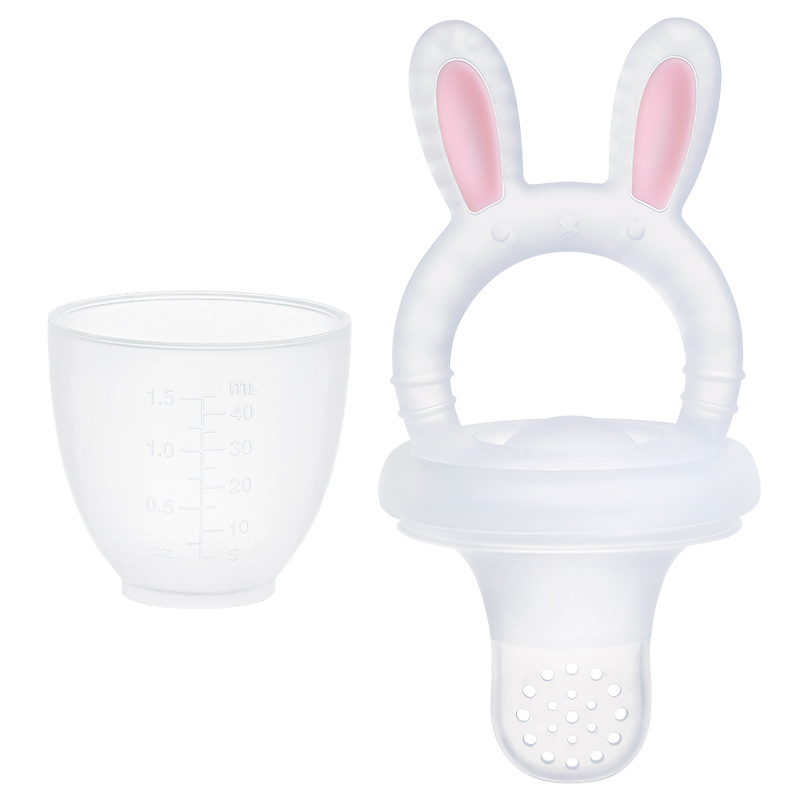 新款卡通兔子咬咬乐婴幼儿吃水果辅食神器baby宝宝牙胶奶嘴果蔬乐详情19