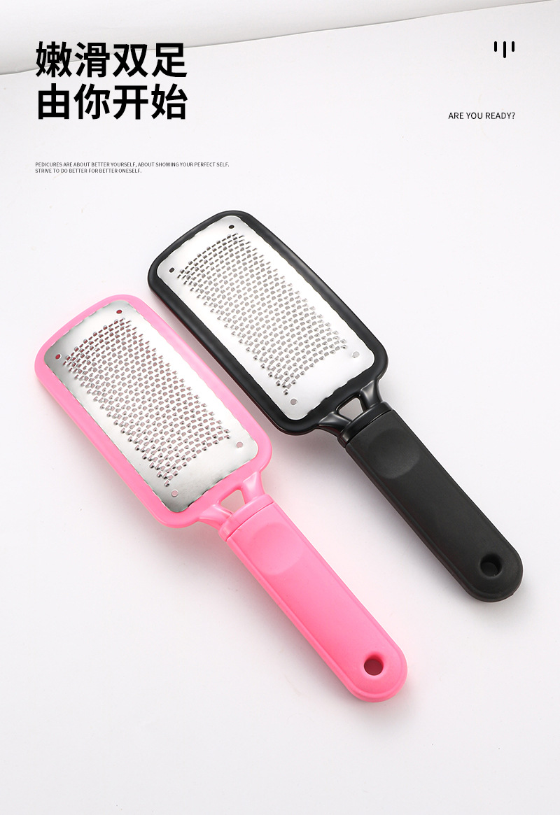 shanilak black stainless steel silicone large foot planks, exfoliating tools, pedicure blades, foot scrubs, foot rubbing boards, foot exfoliating sets, foot scrubs, exfoliating pic 5
