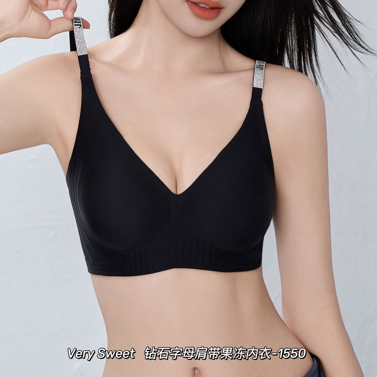 内衣套装女礼盒装~无痕小胸聚拢无钢圈美背舒适薄款收副乳文胸罩详情2