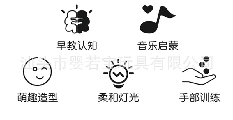 新生儿床头摇铃婴儿车益智床头旋转摇铃宝宝悬挂安抚玩具挂件床铃详情2