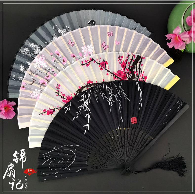 竹制绢扇