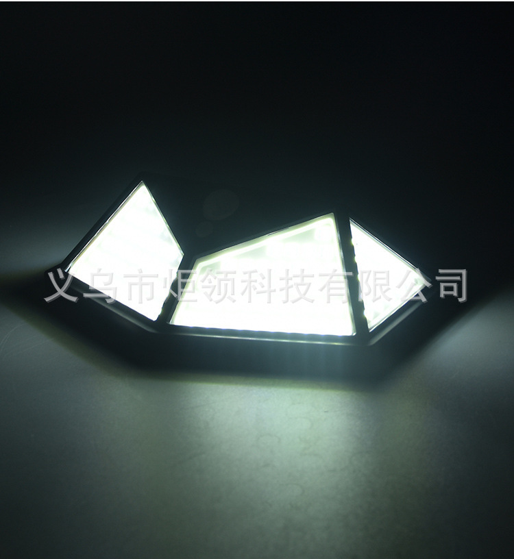 Four-sided 100LED solar lamps, human body sensor lamps, landscape courtyard wall lamps, solar small wall lamps, one-piece consignment pic 13