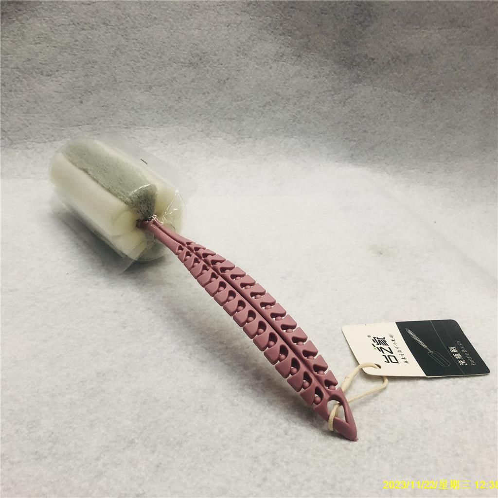 可伸缩柄杯刷长柄羽毛型百洁布洗瓶刷清洗清洁海绵瓶刷RS-300028详情19