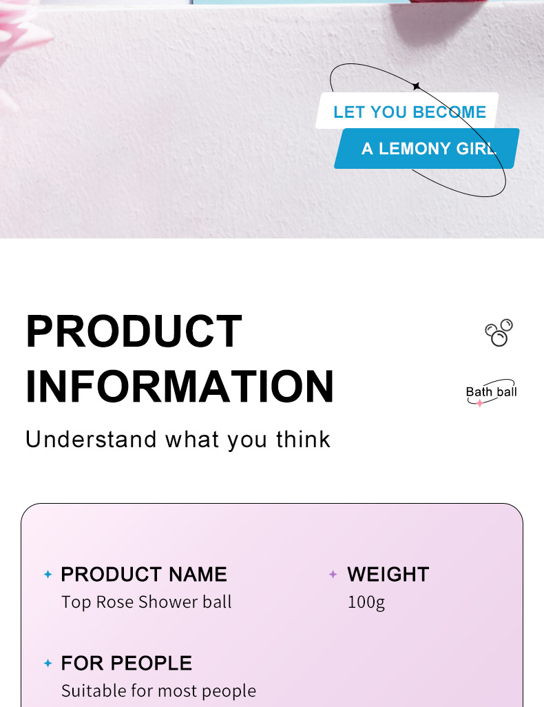 All English SADOER explosive bath salt balls, rose fragrance bath, gentle and skin-friendly bath balls, cross-border export wholesale, exclusive for export, exclusive for export pic 16