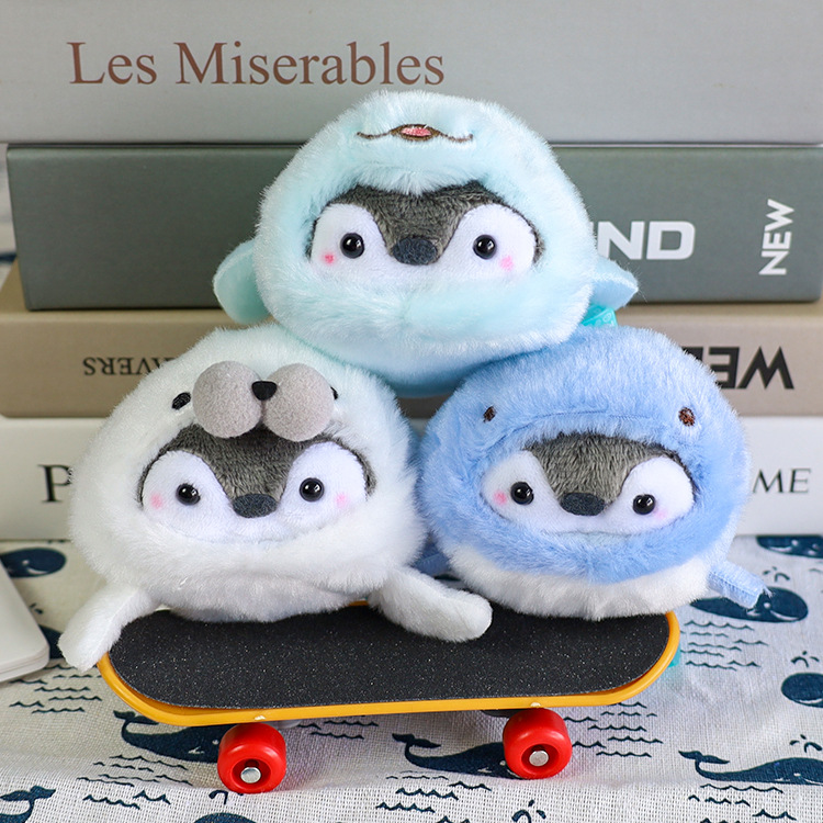 Japanese-style positive energy koi and penguin plush dolls, small pendants, bags, pendants, dolls, keychains, toy dolls pic 15