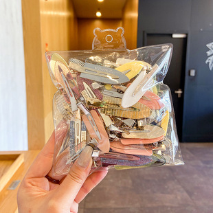 BM法式大肠圈毛线大肠发圈复古简约百搭布艺发绳肥肠头绳网红发饰详情9
