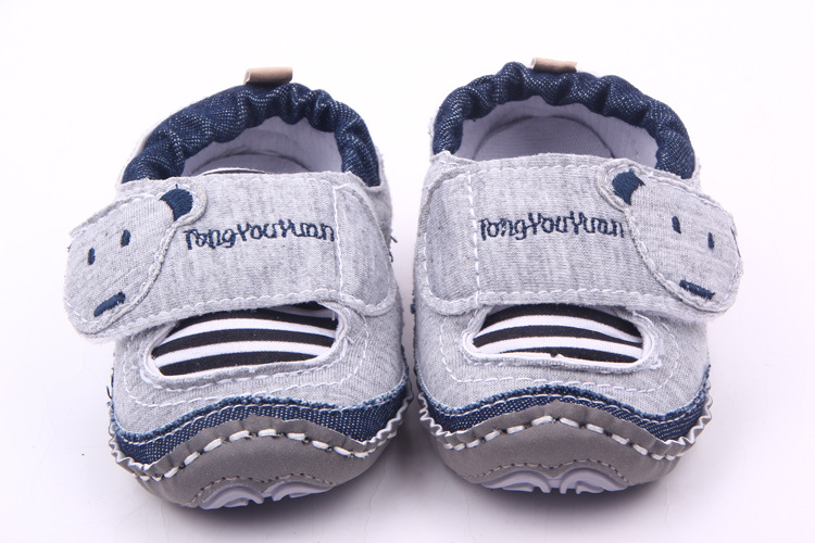 New Little Bear Head big Velcro rubber sole baby outdoor walking shoes 1640 pic 6