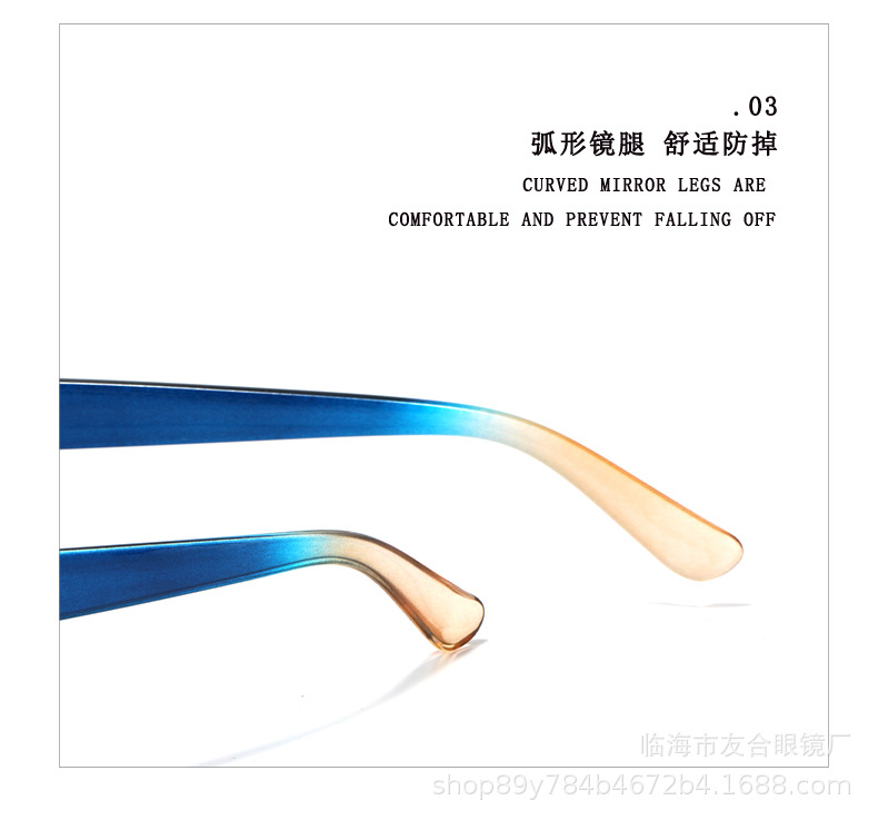 欧美新款大框蝴蝶猫眼女士跨境太阳镜时尚个性走秀街拍墨镜眼镜详情7