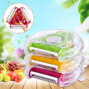 Plastic creative and simple four-compartment kitchen storage seasoning box with lid, multi-compartment set kitchenware pic 9