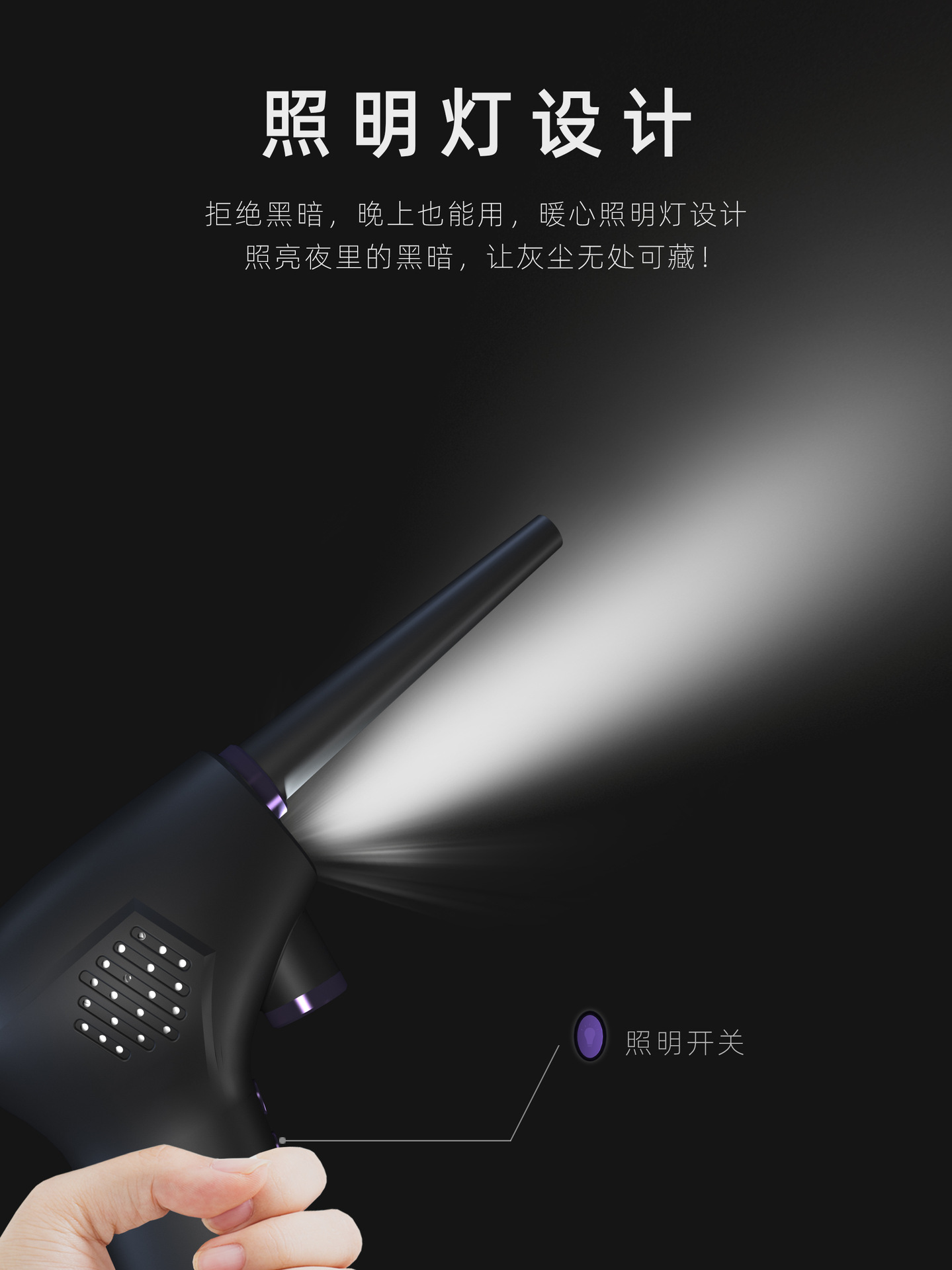 Dust blower, USB computer keyboard, dust collector, vehicle-mounted wireless high-power pneumatic gun, portable small 201 dust blower, blower, 6000mAh pic 8