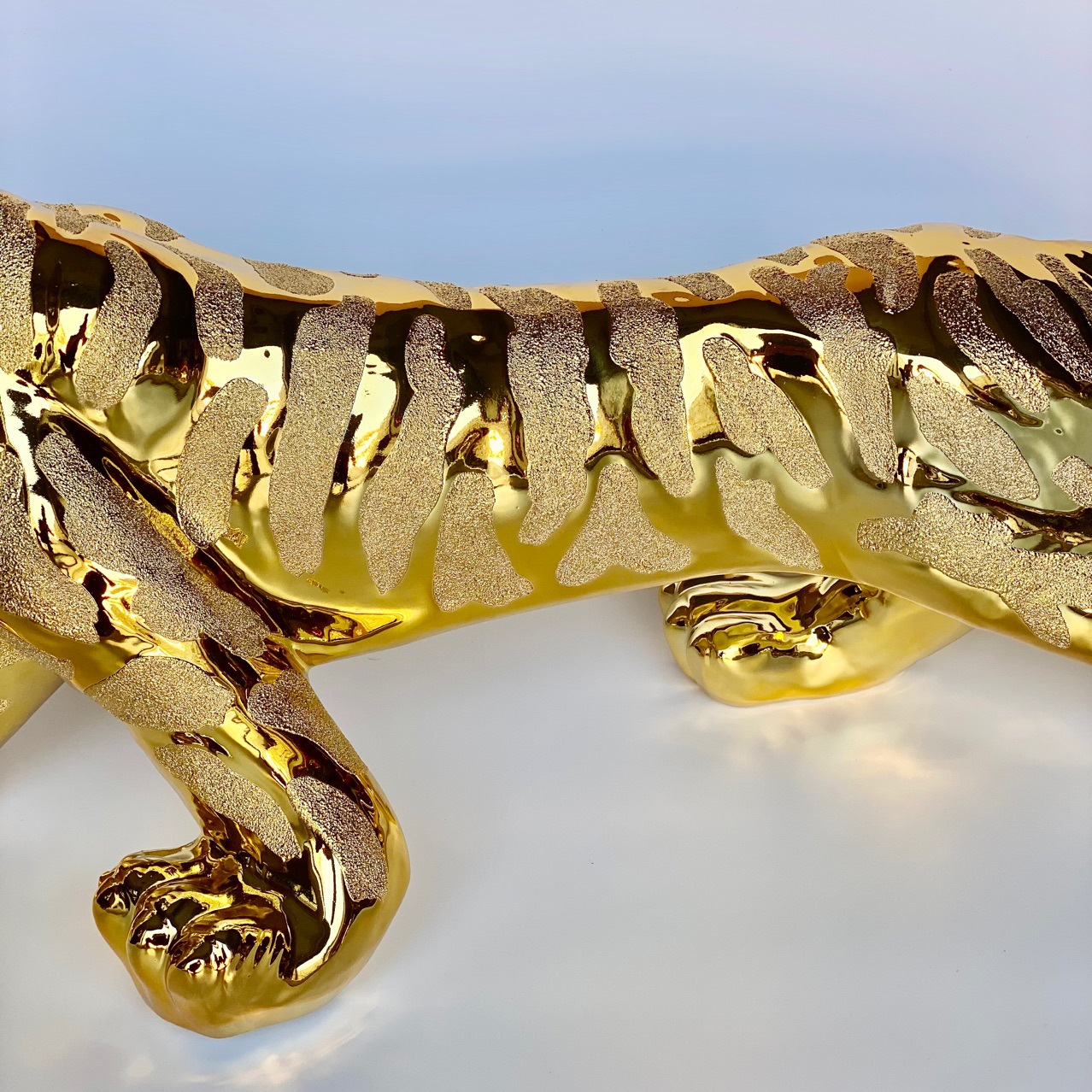 Tiger Ceramic handicrafts, golden electric tiger, tiger handicrafts and ornaments pic 4