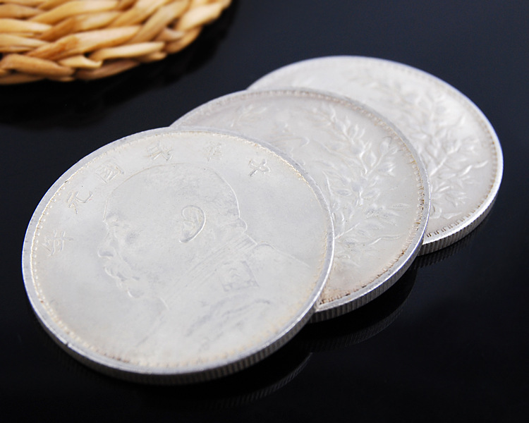 Factory direct sales and low-price wholesale of Yuan Shikai silver dollars. Silver-plated silver dollars with iron cores can be blown as commemorative coins pic 4