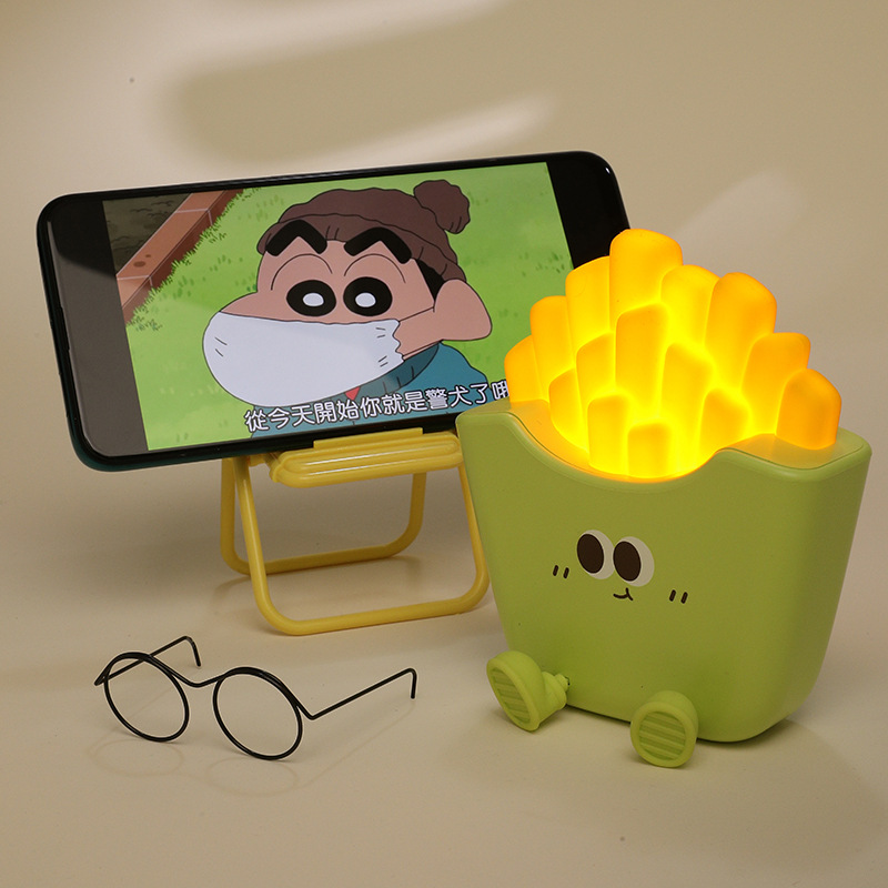 Cartoon potato strip light, USB charging, three-level dimming, timed night light, bedroom LED warm light, bedside lamp at night pic 25