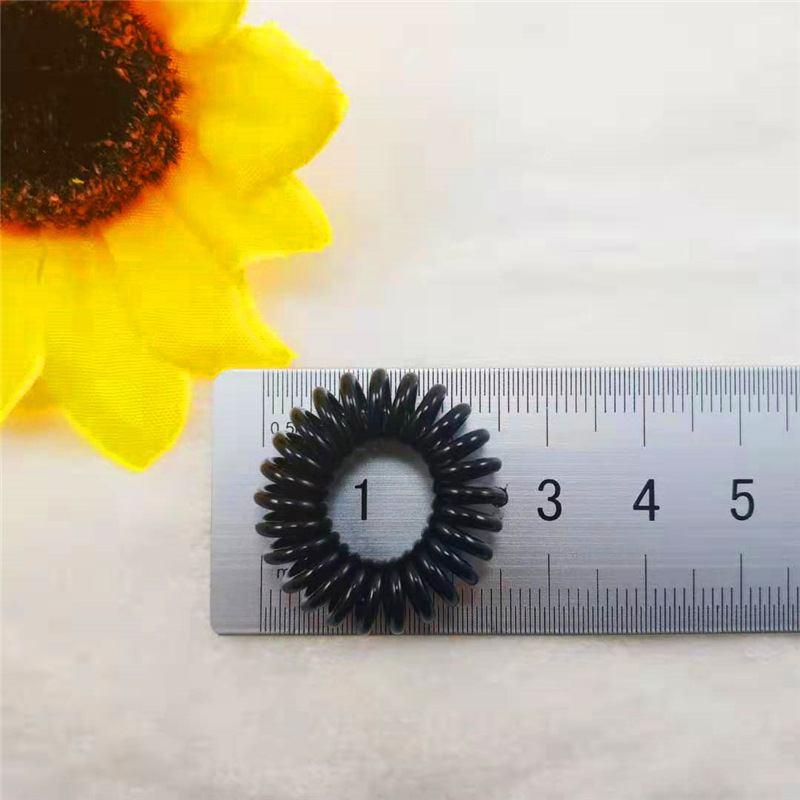 Pure black gun, black small and large thickened wristband, telephone line hair band, hair rope, plastic spring band, hair rope, street stall pic 5