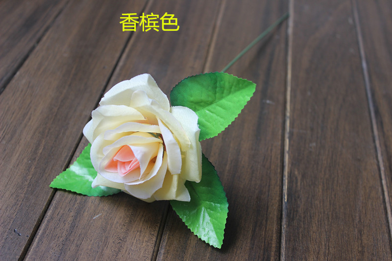 仿真花玫瑰花朵假花装饰仿真玫瑰花朵花球花墙插花花头材料绢花头详情88