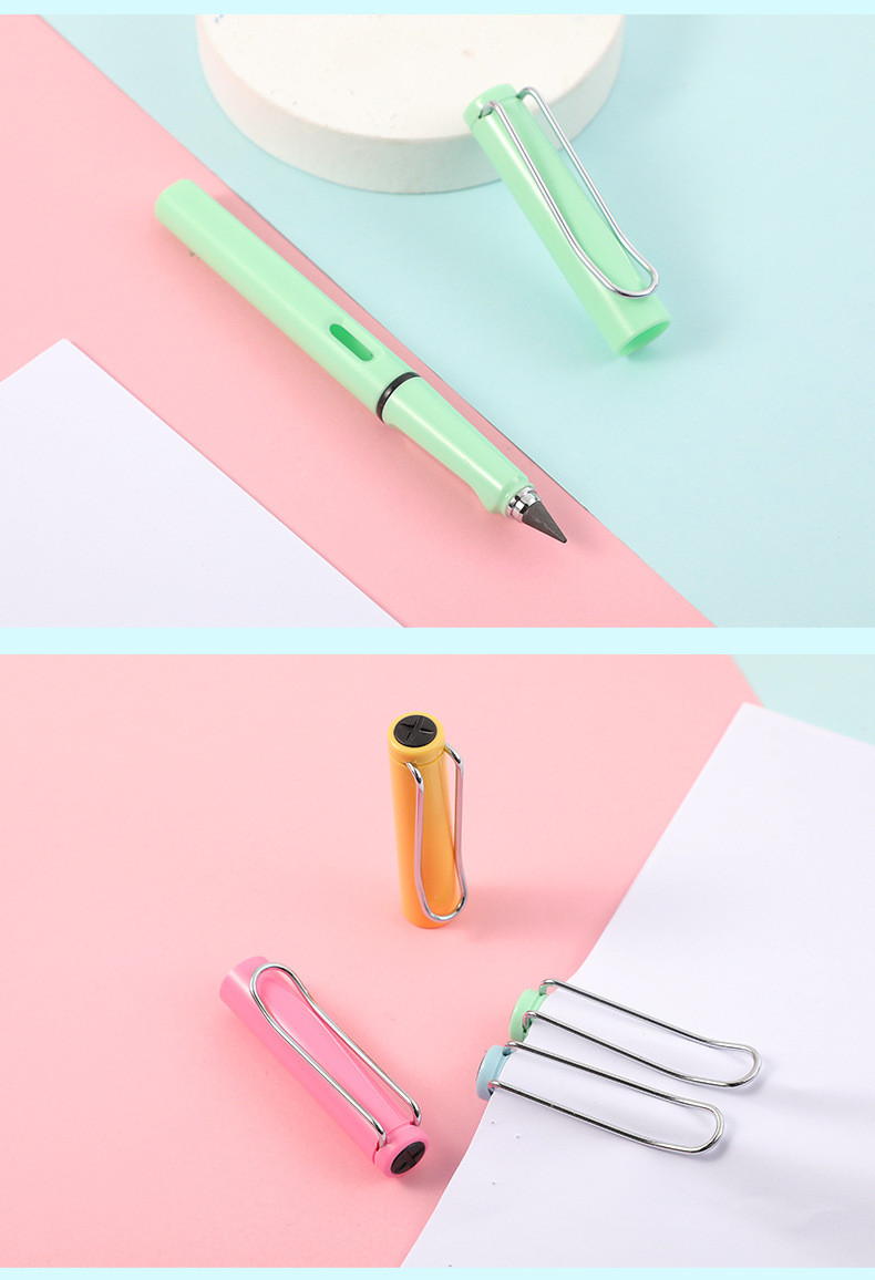 小学生免削永恒铅笔无墨可擦写字铅笔素描绘画hb写不完的铅笔批发详情12