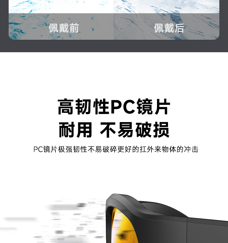 智能眼镜无线蓝牙耳机太阳镜听音乐打电话导航驾车偏光科技墨镜详情8