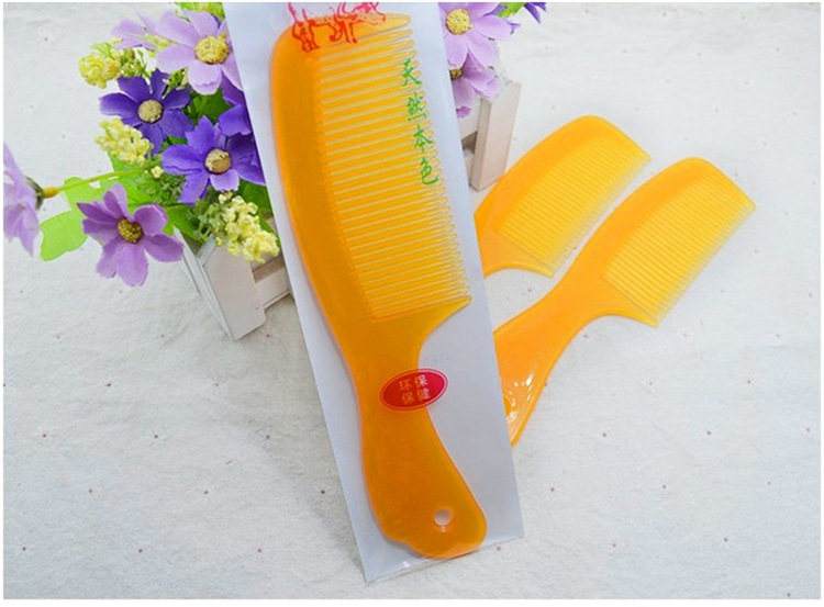 Anti-static thickened, unbreakable ox tendon comb, ox horn comb, beauty and hair care comb, anti-hair loss massage comb pic 7