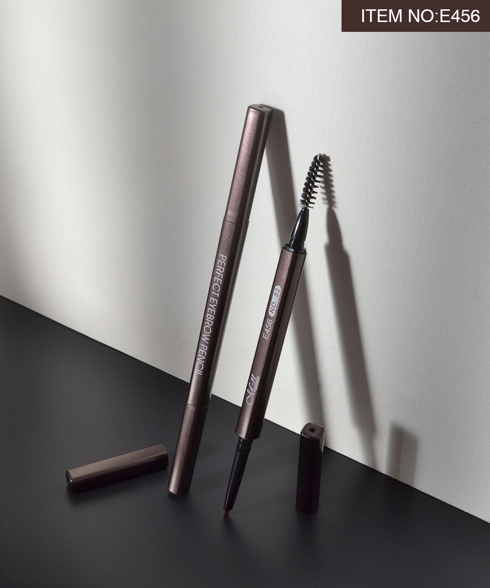 menow square small movable pole double-ended eyebrow pencil is waterproof, sweat-proof, naturally extremely fine and does not smudge. New cross-border makeup products pic 8