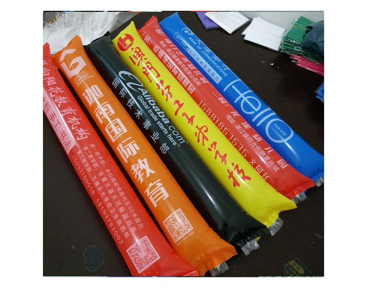 Cheering stick, inflatable cheerleading stick, inflatable stick, advertising and promotion, cheerleading stick, cheering stick, support stick, balloon, printed logo pic 10