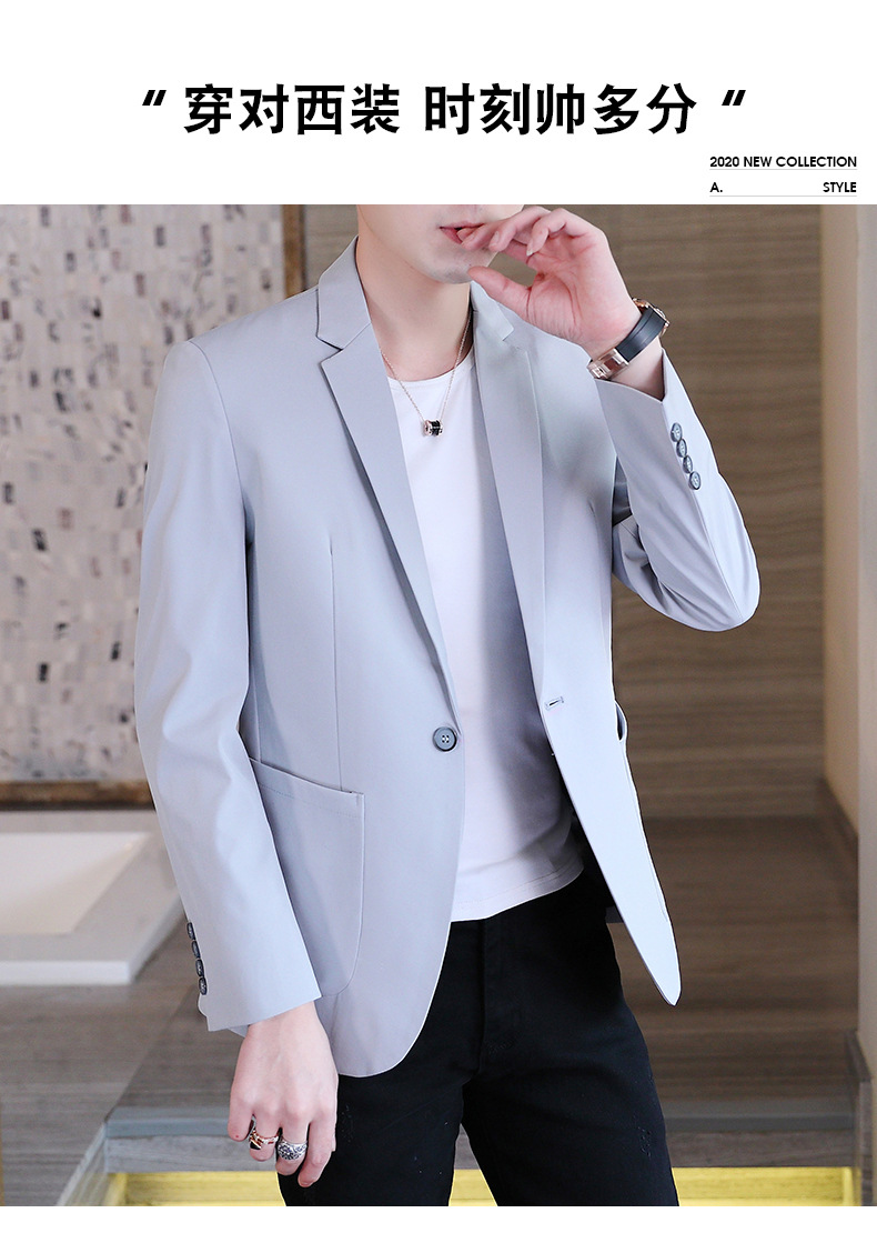 Primavera/otoño 2022 nuevos trajes casuales para hombre versión coreana trajes para hombre trajes para hombre chaquetas de alta gama para hombre pic 1