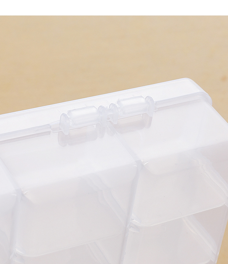 36-compartment detachable transparent plastic box, multi-functional desktop creative organization small box, DIY small item storage box pic 13
