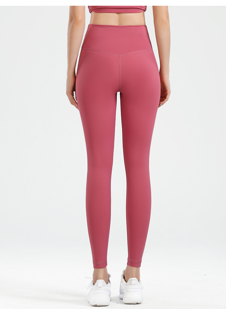 Yoga pants for women: High-waisted, hip-lifting, elastic compression, nude feel, tight-fitting sports pants, quick-drying running training, and outerwear fitness pants pic 58