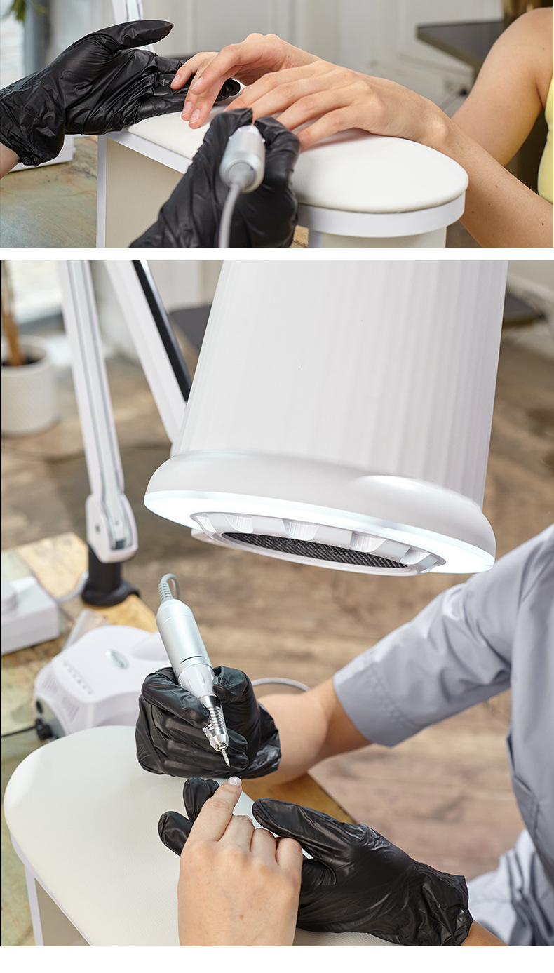 新款SHINENAIL高端美甲吸尘器照明顶吸吸力强4BLANC德国风机详情17