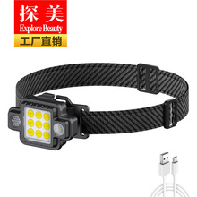 厂家批发XML-T6/U2 L2伸缩变焦迷你强光充电铝合金手电筒详情11