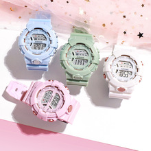 Ins-style illuminated watches, personalized Harajuku Korean version, fashionable and trendy LED fluorescent couple watches for boys, girls, primary and secondary school students pic 7