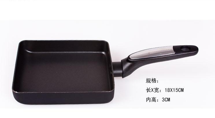 The new tamagoyaki frying pan of the LOVE COOKING brand is non-stick and smoke-free. It features a square design, multi-functional wok and fryer, and is portable outdoors pic 15