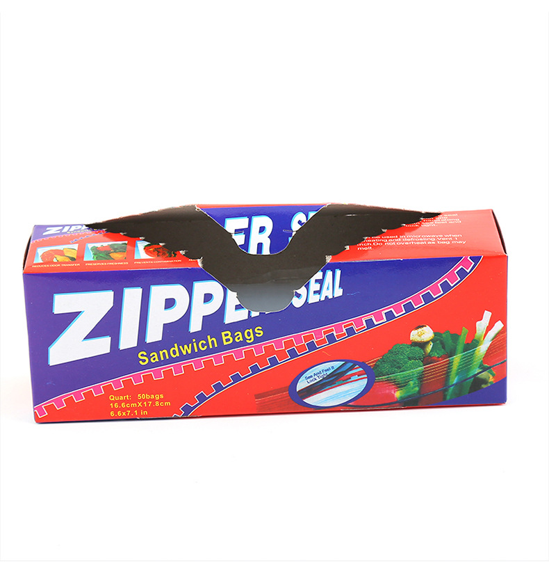 New large-sized refrigerator self-sealing fresh-keeping bag, 12-piece sealed thickened food bag for fresh produce pic 11