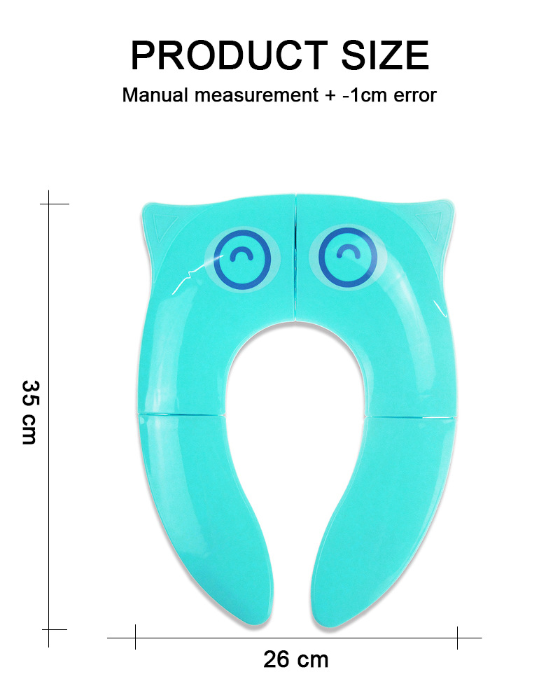 儿童折叠马桶垫婴幼儿辅助坐便器旅游马桶垫folding  potty seat详情4