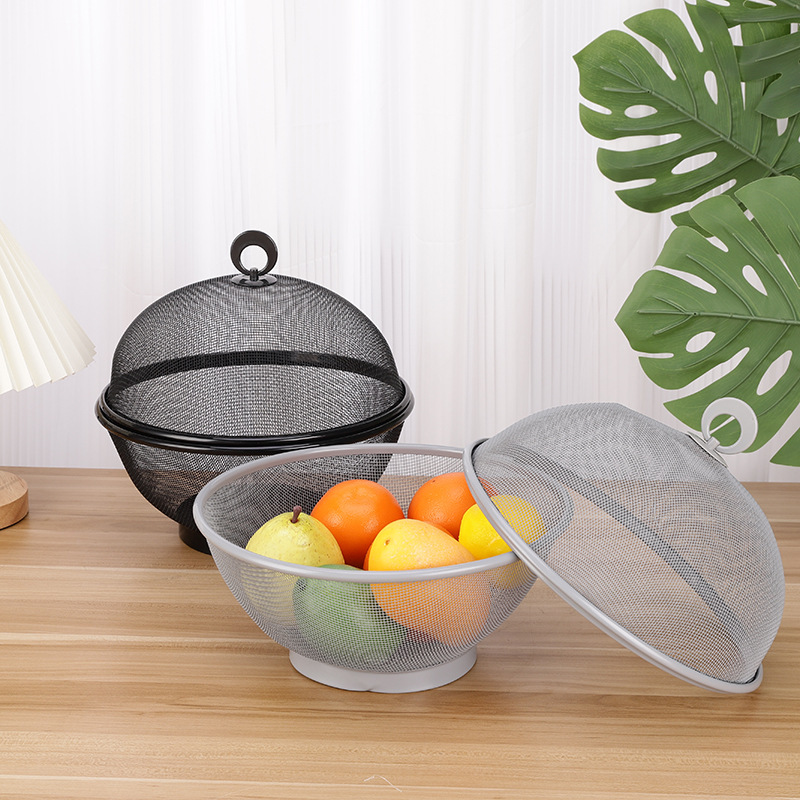 Factory direct supply of creative kitchenware with LIDS, fruit plates, vegetable washing and draining baskets, fruit and vegetable baskets wholesale, fruit and vegetable covers pic 1