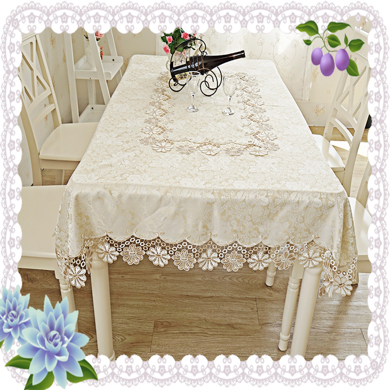 Golden Green Leaf Modern, simple, fashionable, creative, elegant and high-end, milk silk, gold and silver thread embroidered tablecloths, rectangular embroidered tablecloths and cover cloths factory direct sales pic 15
