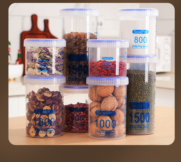 食品密封罐级五谷杂粮储存罐塑料防潮奶粉盒厨房储物收纳盒干果盒详情14