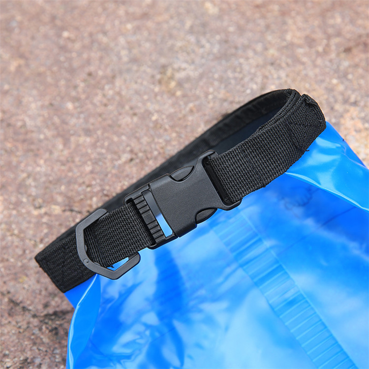 Factory direct supply of outdoor PVC matte semi-transparent waterproof bucket bags, beach clothes, mobile phone folding storage bags, and drift bags pic 34