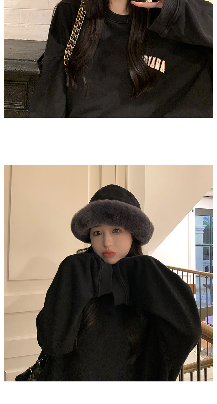 秋冬加厚毛绒保暖渔夫帽女防寒防风护耳盆帽北方冬天卷边蒙古帽子详情12