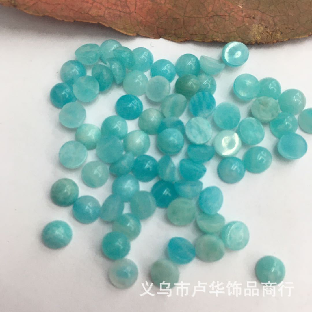 Cross-border factory direct sales of natural stone, Tianhe stone, gemstone ring faces, European and American fashionable bare stone gemstone handicrafts wholesale pic 2