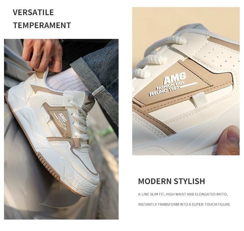 皮面透气小白鞋男2023春季新款防滑男鞋低帮厚底百搭休闲小众板鞋详情10