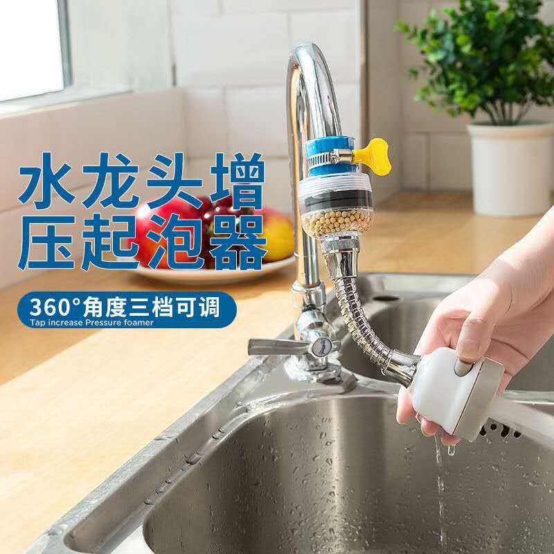 Faucet splash-proof head extender, a water-saving wonder for kitchen and household water use, a universal filter head for pressurized shower heads pic 9